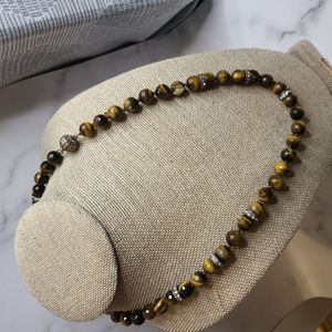 Chloe + Isabel Tiger Eye Convertible Necklace